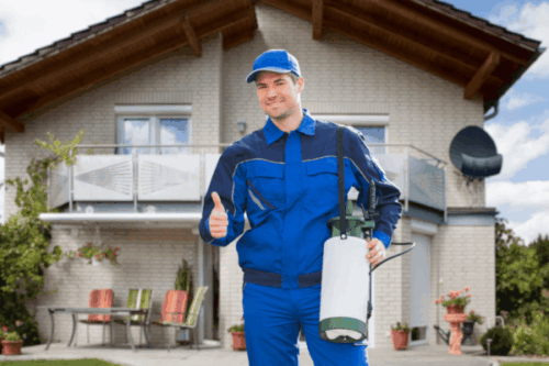 Pest-Control-Exterminator-Man-Worker Pest Control Exterminator