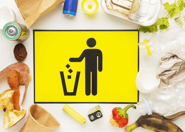 Arrangement-Leftover-Wasted-Food Proper waste disposal.