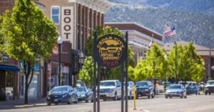Pest Control Services In Cedar City, Utah 2 A lively downtown street scene in Cedar City, Utah.