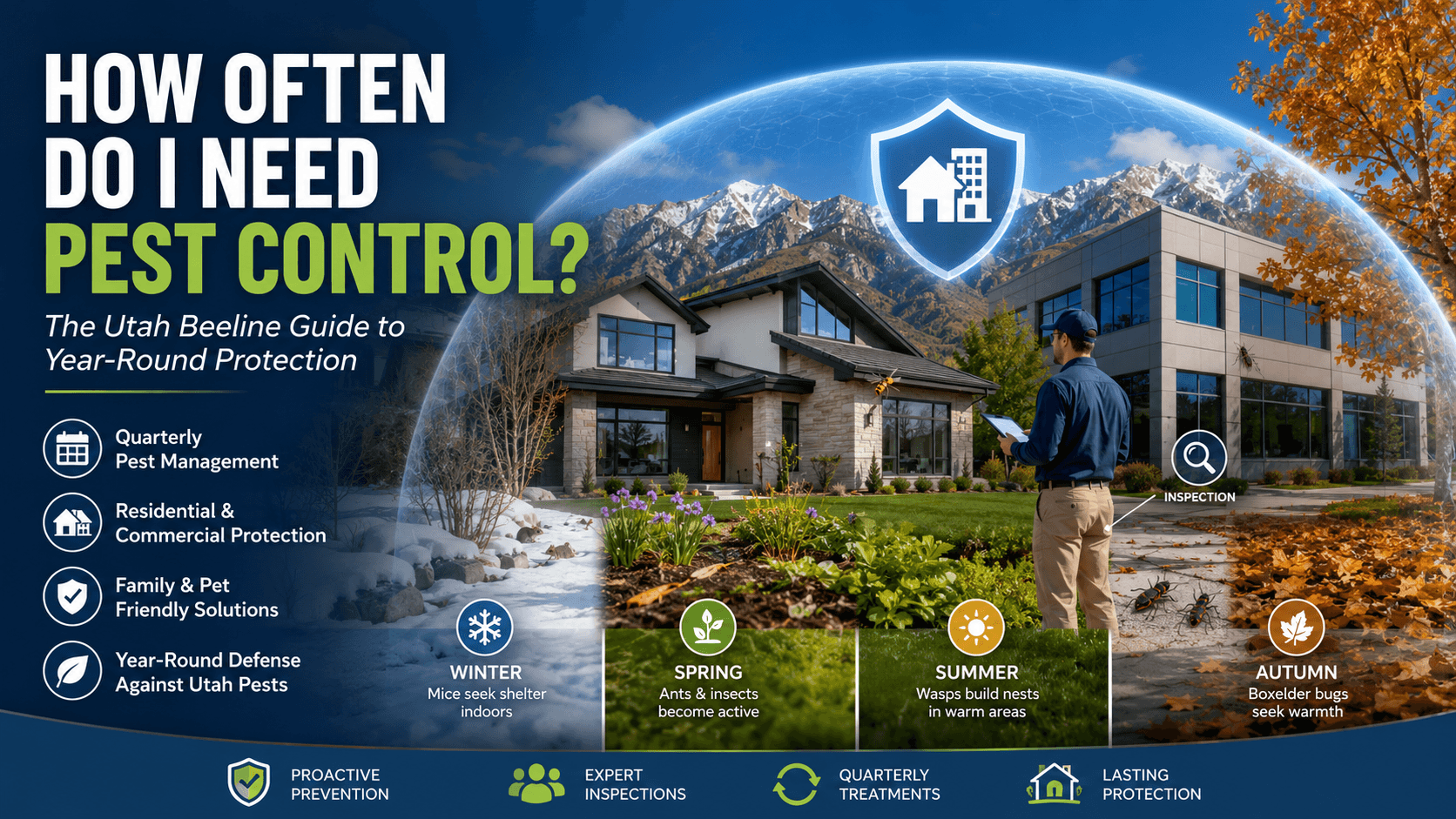 How Often Do I Need Pest Control? | Utah Beeline
