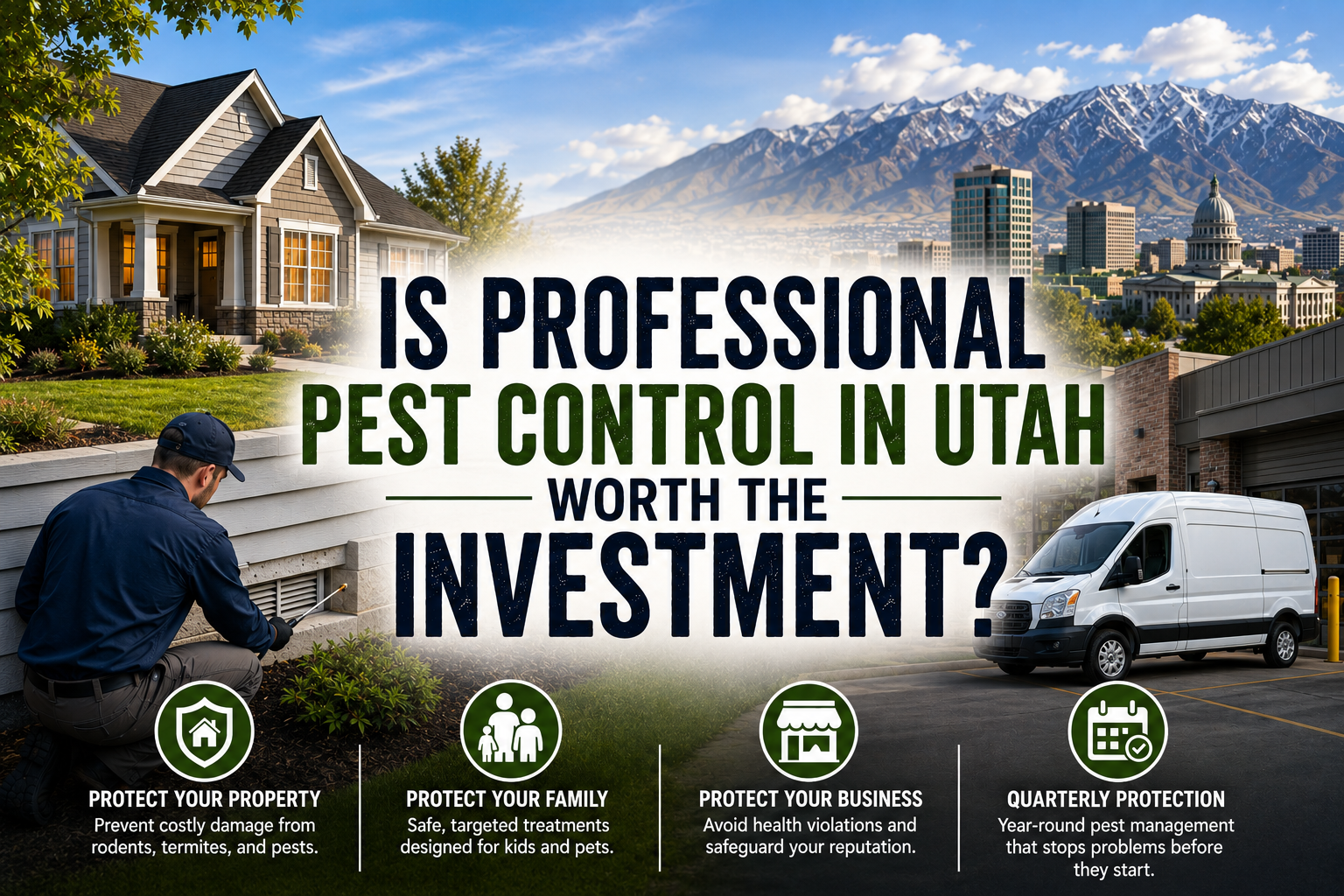 Is professional pest control in utah worth the investment for your property?