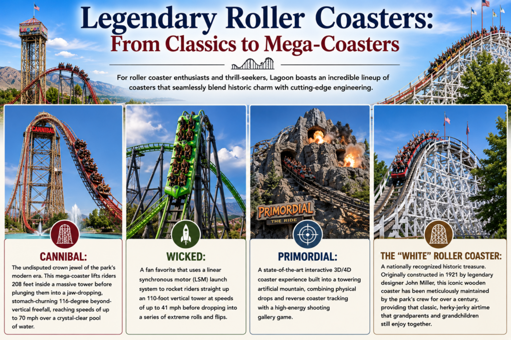 Lagoon Amusement Park: Family Fun &Amp; Thrill Rides In The Heart Of Farmington 1 Lagoon Amusement Park Family Fun & Thrill Rides in the Heart of Farmington
