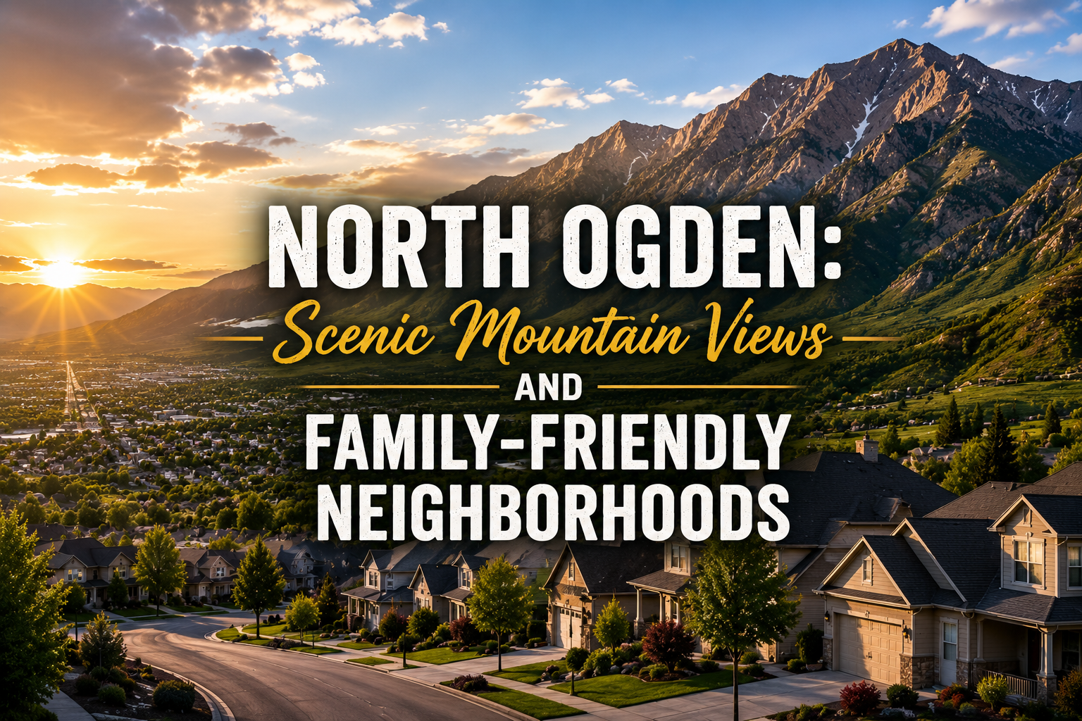 North Ogden: Scenic Mountain Views and Family-Friendly Neighborhoods